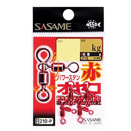 Sasame 210-P Red Power Stainless Steel #5 x 6