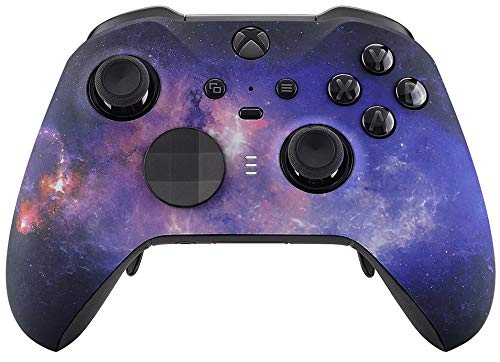 Monond UN-MODDED Custom Controller Compatible with Xbox ONE Elite Series 2 (with 3.5 Jack) for All Major Shooter Games… (Multiple Designs Available) (Space)