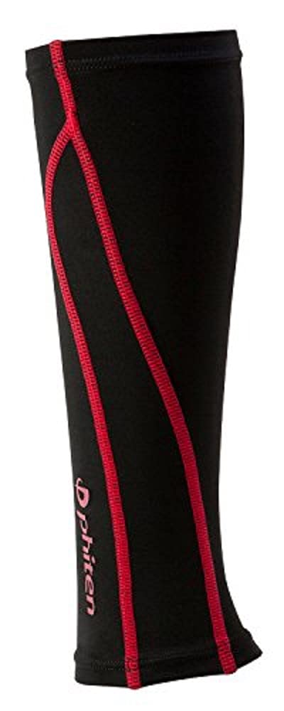 Phiten (phiten) 2-Sheet-Legged Sports Sleeve X30 Input Black × red S Size