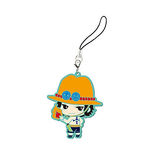 Portgas D Ace - One Piece Rubber Mascot Strap
