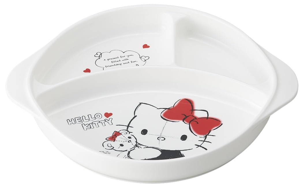 Hello Kitty Lunch Dish with Handhe CB-36