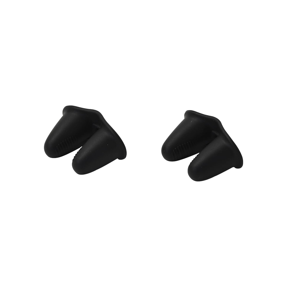 Pearl Metal CC-1716 Fingertip Mittens, Set of 2, Protects Fingertips, Retort, Garlic, Peeler, Made in Japan, Black, Simple Use