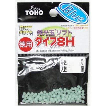 東邦 Industrial Luminous Ball Soft Type 8H Cases-White-Rubber 0 # # # # Blue