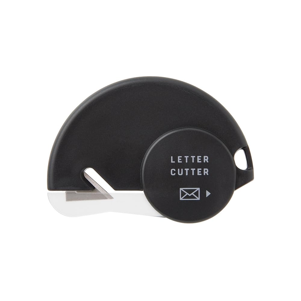 Midori Letter Opener, Letter Cutter, Black A 35552006