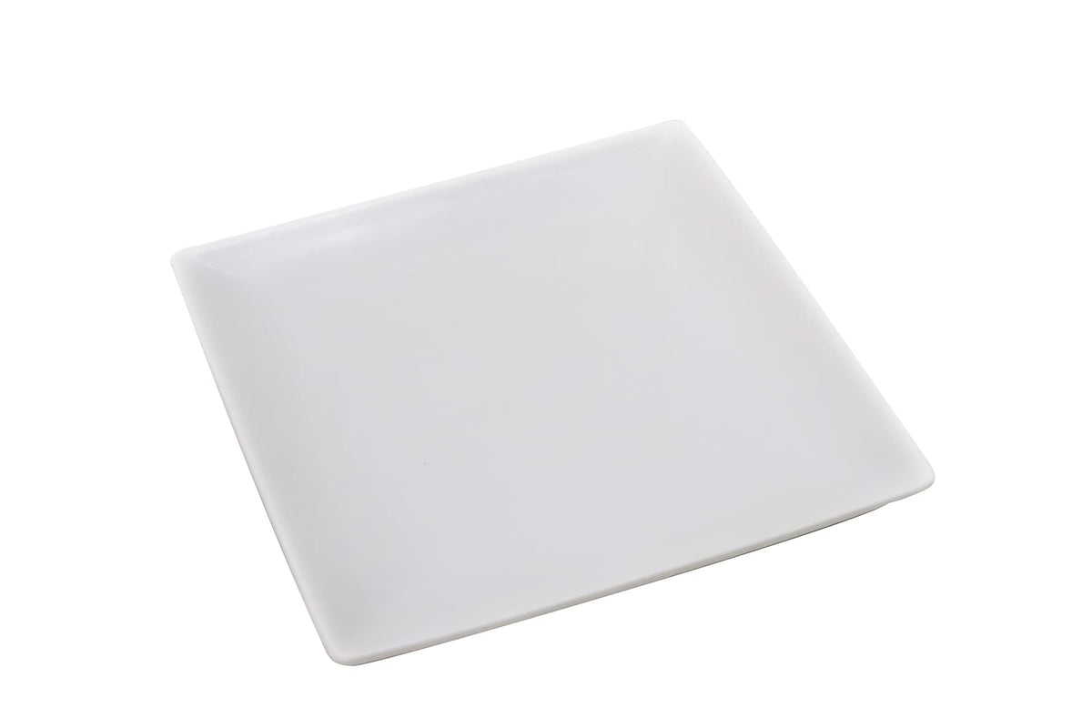 Minton Chefs of Thriving Shops Buy Ripi Durable Dinnerware Square Plate, White, 6.7 inches (17 cm), 1 Piece