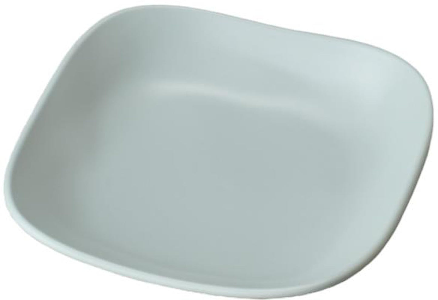 Fukui Craft 93041021 Microwave-safe, 4.3 inch (4.3 cm), Square Japanese and Western Dish, Pale Blue