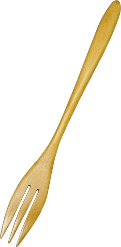 Yamashita Crafts 16072970 Folk Art Bamboo Server Fork, 8.5 x 1.2 inches (21.5 x 3 cm)