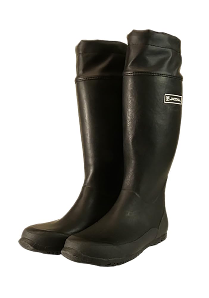 JACKALL Packable Boots R Black S Size (24-24.5 cm)