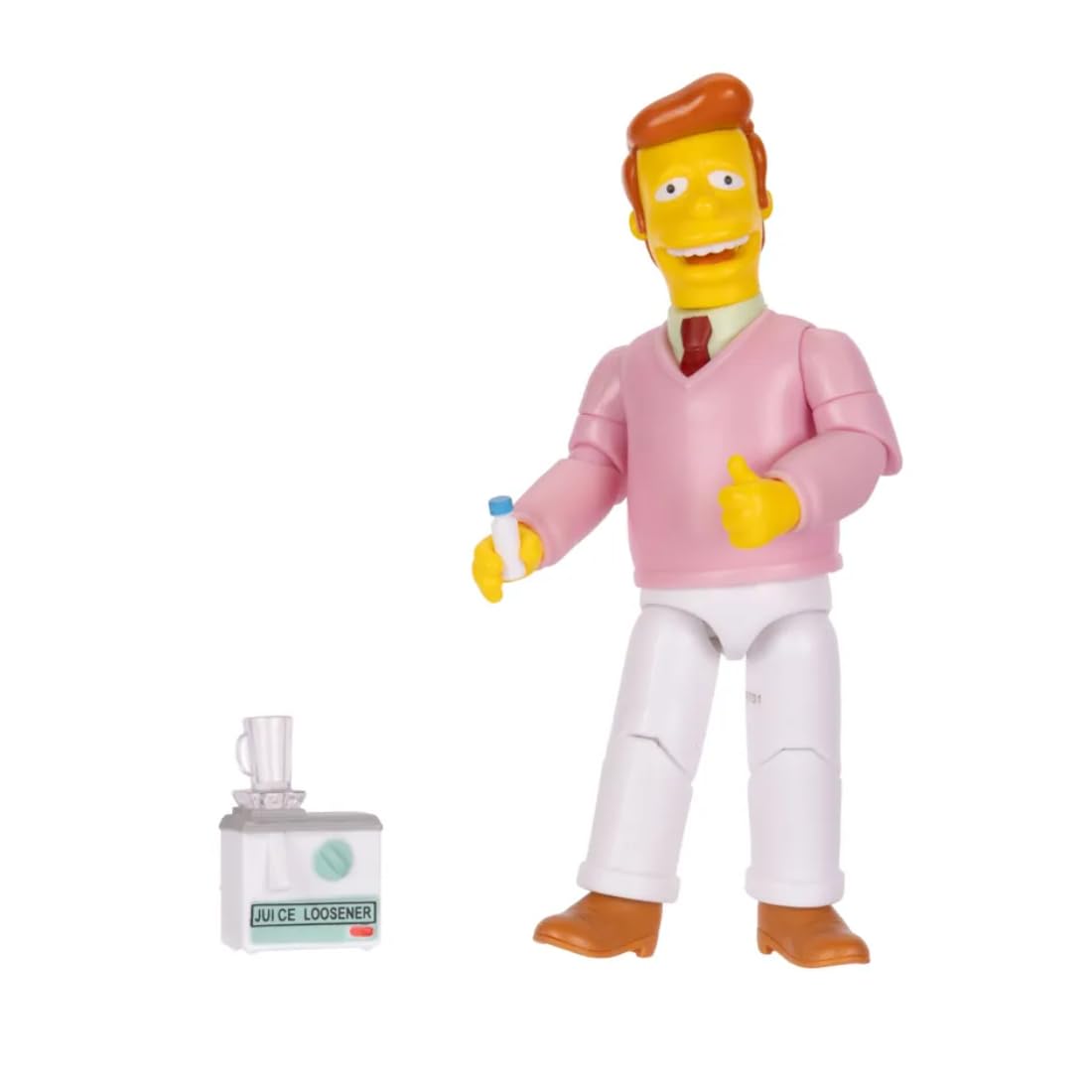 The Simpsons Action Figures 5-Inch Troy Mcclure with Brief Case and Breath Freshener