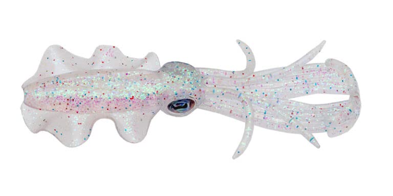 Ecogear Power Squid 3.5 Inch 500 Hokuriku Clear Holo II