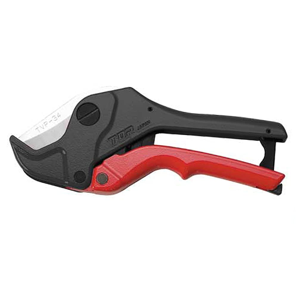 TOP Industries (TOP) TVP-34 Shrimp Pipe Cutter, Outer Diameter 1.3 inches (34 mm), VP25, Cuttable, PVC Piping, Plumbing, Made in Japan
