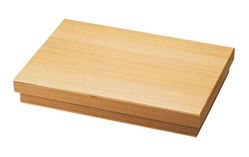 Yamako 27422 Kiso Cedar, Six Cut Box Set, Body, Lid, Divider Set