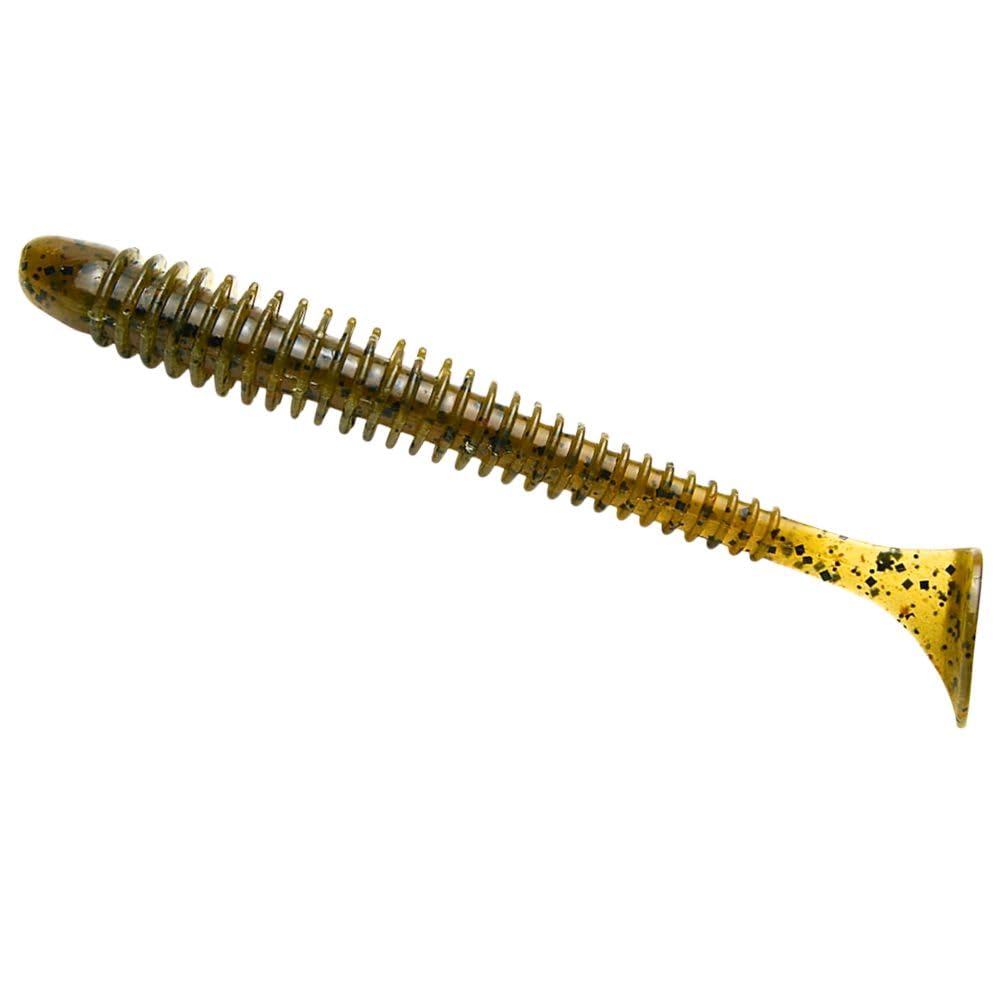 Keitech SW45101 Swing Impact Green Pumpkin, 4.5"