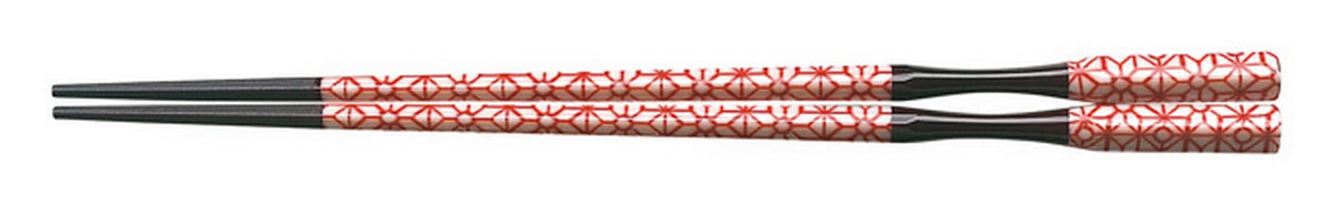 Fukui Craft 62160310 PBT Pentagonal Takushima Chopsticks, 8.9 inches (22.5 cm), Hemp Pattern