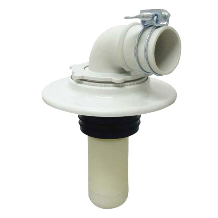 Miyako MB44JW VP VU50 Laundry Drain Trap, No Glue
