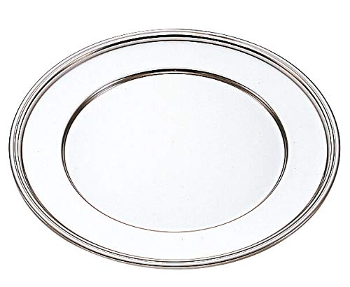 Sanho Sangyo 03041137 Serving Cutlery, Silver, 1.0 inch (25 cm) Underliner for Round Soup Tulin