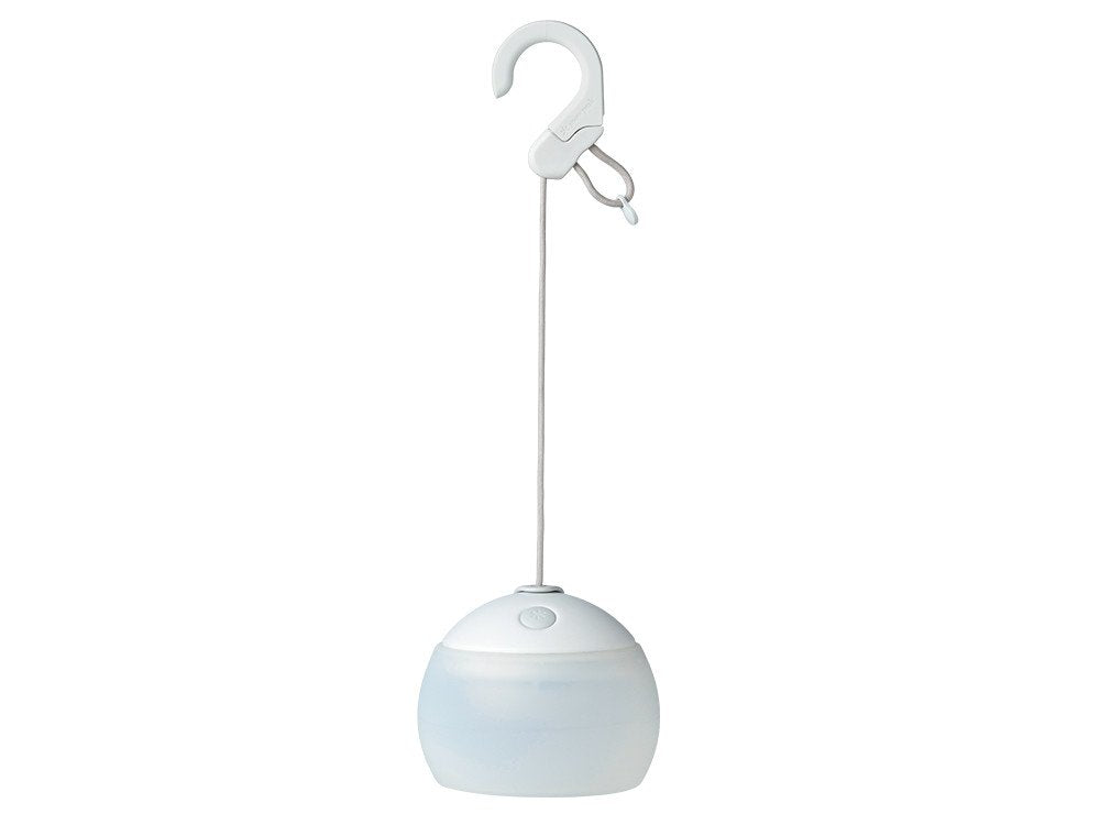 Snow Peak's Hozuki Lantern, Snow, ES-070WH, Made in Japan, Lifetime Product Guarantee, Lightweight, Compact for Camping or Backpacking, Camping Light, One Size