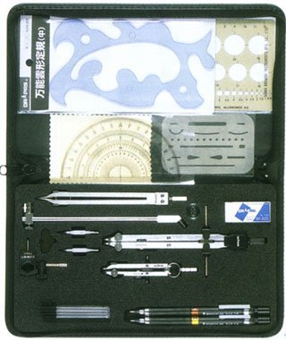 ドラパス オール・イン・ワン製図器 9本組21品 053504