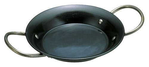 ヒキモト Hikimoto PPE03026 Paella Pot, Both Hands, 10.2 inches (26 cm), Iron, Japan
