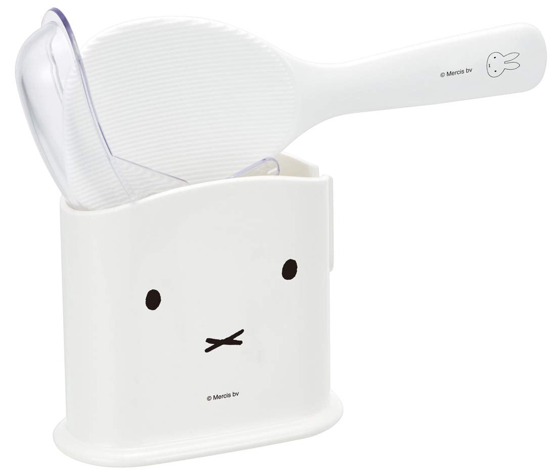 Skater SMS1 Spatula with Case, Miffy, Made in Japan, 7.5 inches (19 cm)