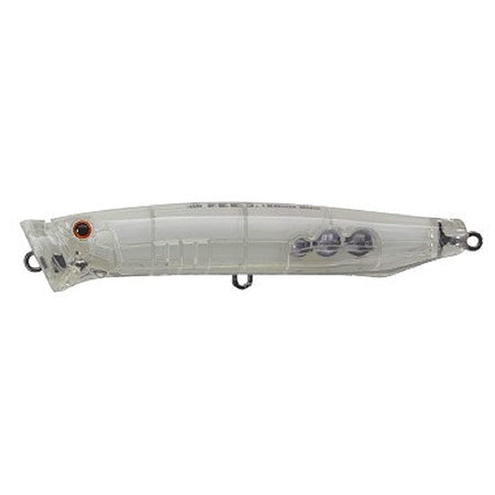 TackleHouse, Contact, Feed Popper, 3.9 inches (100 mm), 0.8 oz (22 g), Clear #22 CFP100 Lure