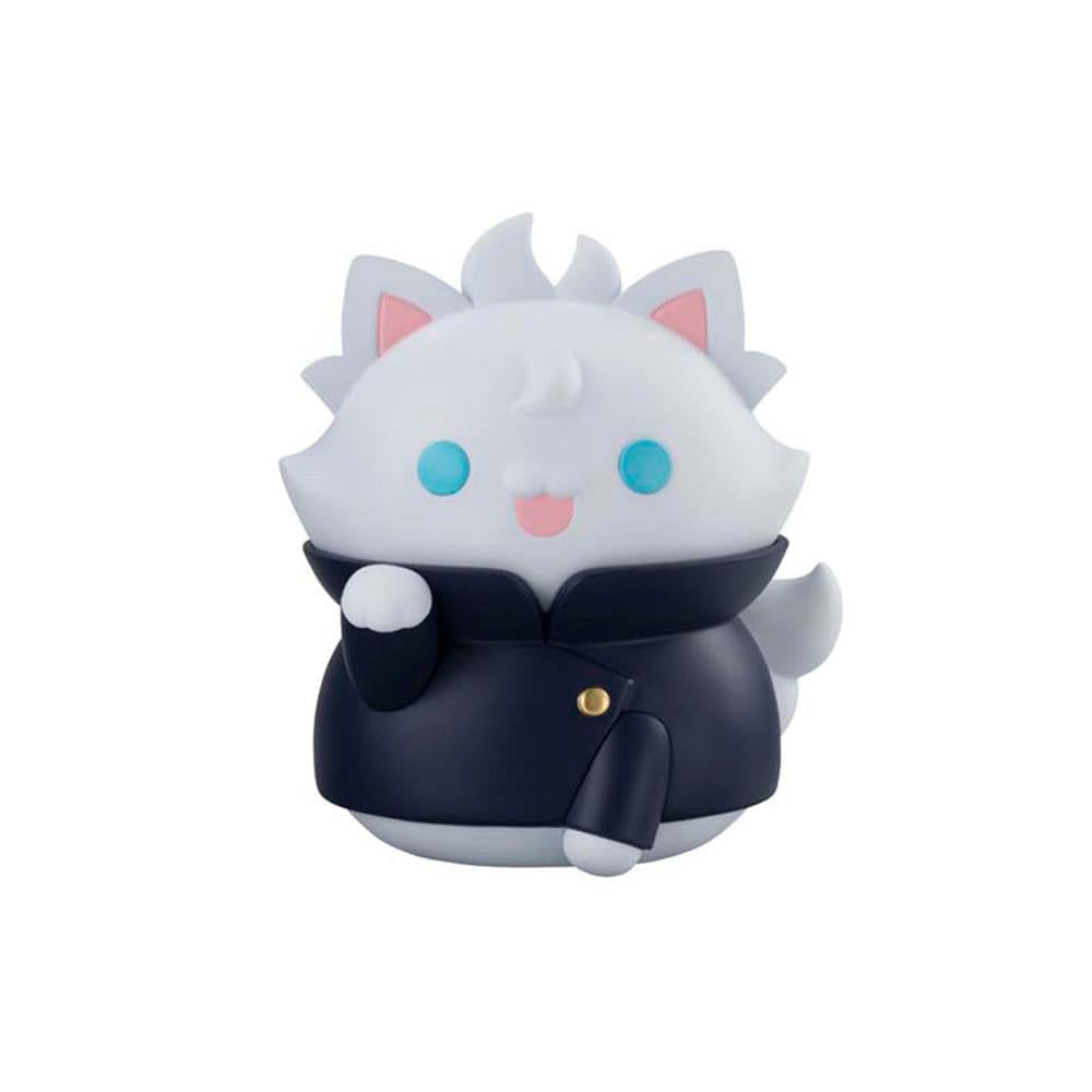 MegaHouse MEGA Cat Project, Magical Warfare, Kaidama Gyokori, Nyan Tomo Big Magical Nyanko, Satoru Gojo, Approx. 4.3 inches (110 mm), PVC Painted Finished Figure
