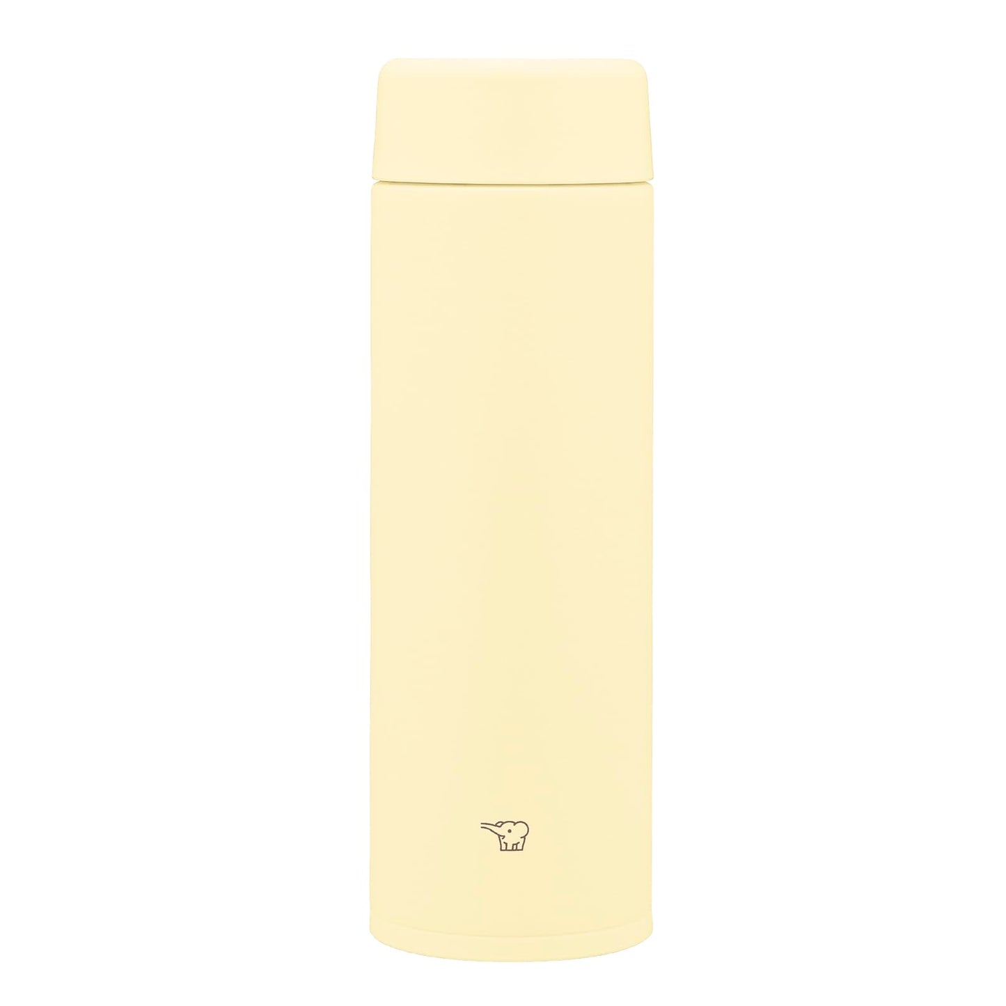 Zojirushi Su-AA48-YM Mahobin Stainless Steel Mug Water Bottle, 16.2 fl oz (480 ml), Screw Type, Dishwasher Safe, Seamless Tub, Only 2 Cleaning Points, Pale Citrus