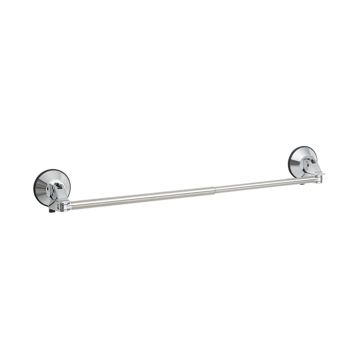 Lever Type Gel Suction Cup Extendable Towel Rack, Stainless Steel, Extendable Width: 13.6-21.7 inches (34.5-55 cm), Dry Width: 10.4-18.5 inches (26.5-47 cm), Load Capacity: 6.6 lbs (3 kg),