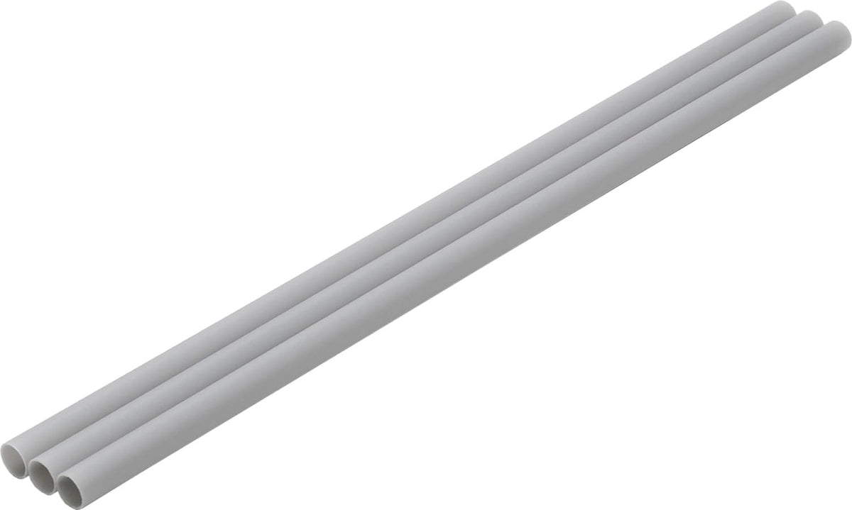 Wave Material Series OM-547 Plastic Pipe, Gray, Wall Thick, Outer Diameter 0.4 inches (9.0 mm), 3 Pieces, Hobby Material