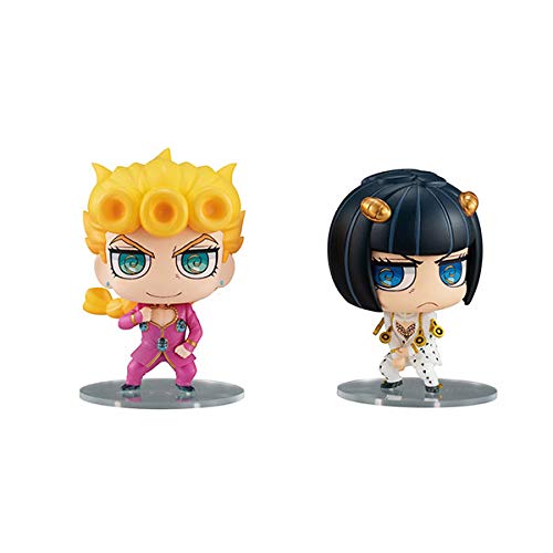 ちみメガ バディシリーズ! ジョジョの奇妙な冒険 黄金の風 ジョルノ・ジョバァーナ&ブローノ・ブチャラティ セット 約65mm PVC製 塗装済み完成品フィギュア