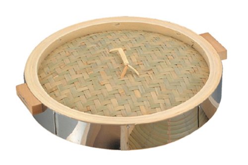 18-0 Chinese Ceiro Stainless Steel Frame Lid 11.8 inches (30 cm)