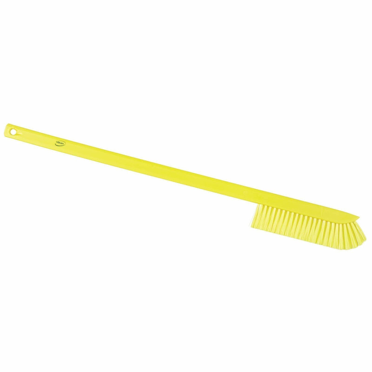 Vikan 41976 Ultra-Slim Cleaning Brush with Long Handle, 23.62" Medium, Yellow