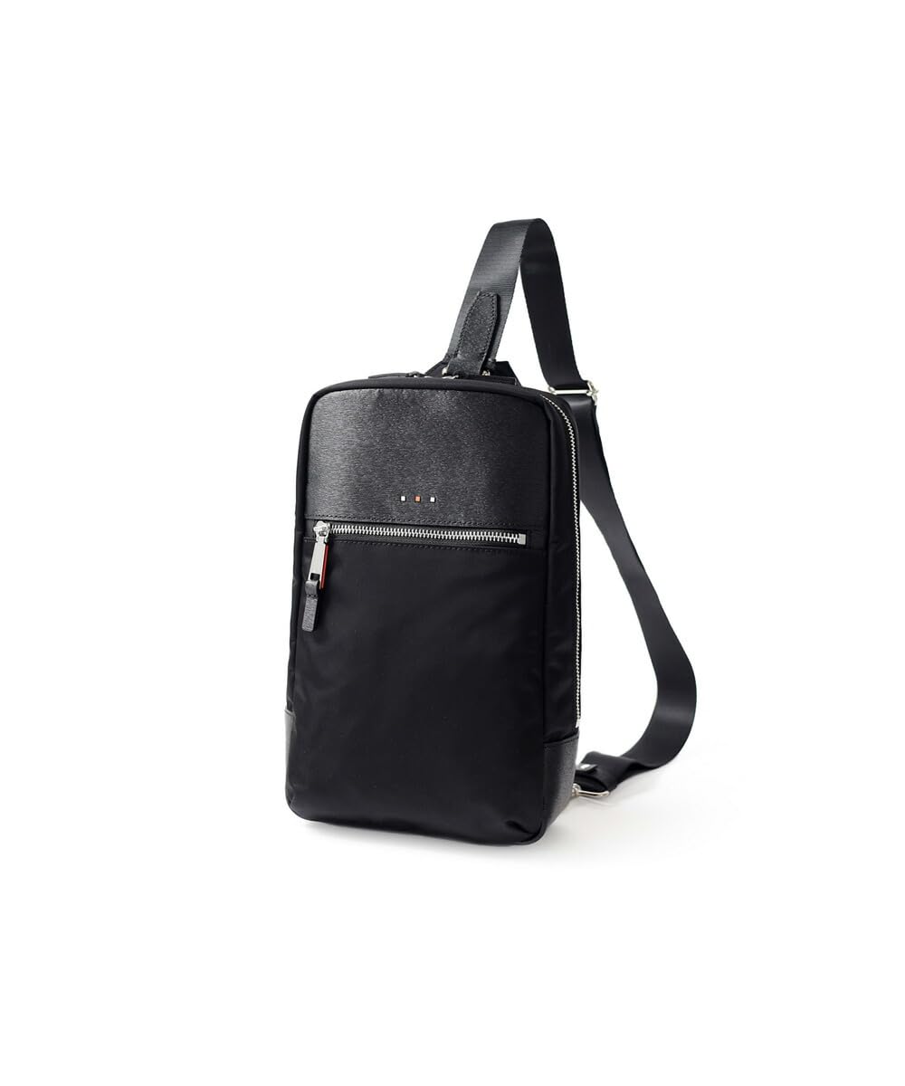 IS/IT No. 959901 Ampoule One Shoulder Bag, Men's, Compact, Made in Japan, Black, One Size