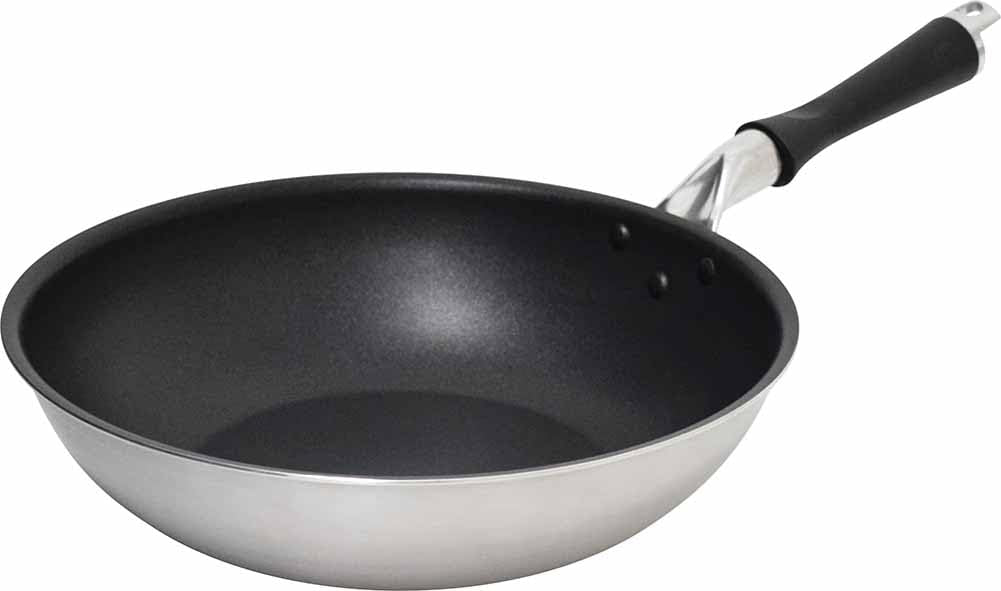 Ursiyama Metal Industrial Fry Pan, 11.0 inches (28 cm), Easy to Grip, Short Handle, Lightweight Design, Easy to Handle, Gas and Induction Compatible, Non-Stick, Teflon Platinum Treatment, Fully Double