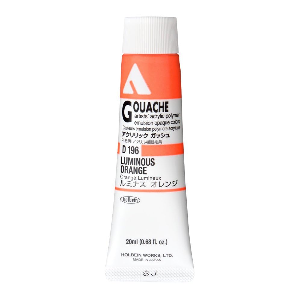 Holbein Acryla Gouache 20ml Luminous Orange