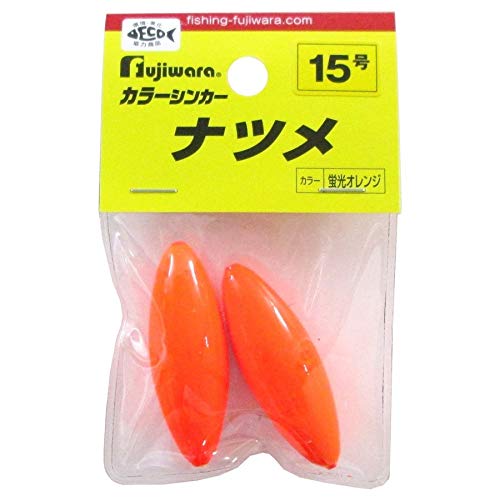 Fujiwara Nutmess Sinker No. 15, Fluorescent Orange