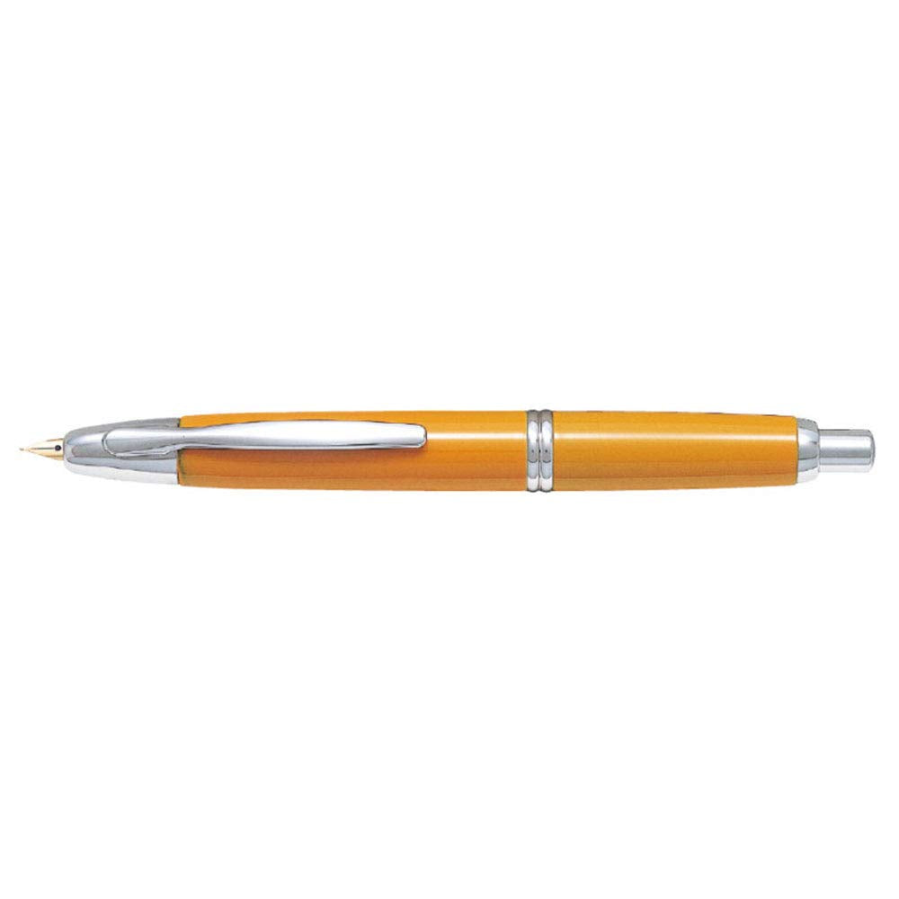 PILOT Capless Fountain Pen with Special Alloy Nib in Deep Yellow, Unisex