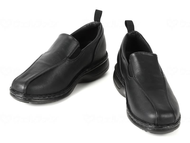 uraraca Relaxed Unisex Adult Flat Loafers, Black, 24.0 cm