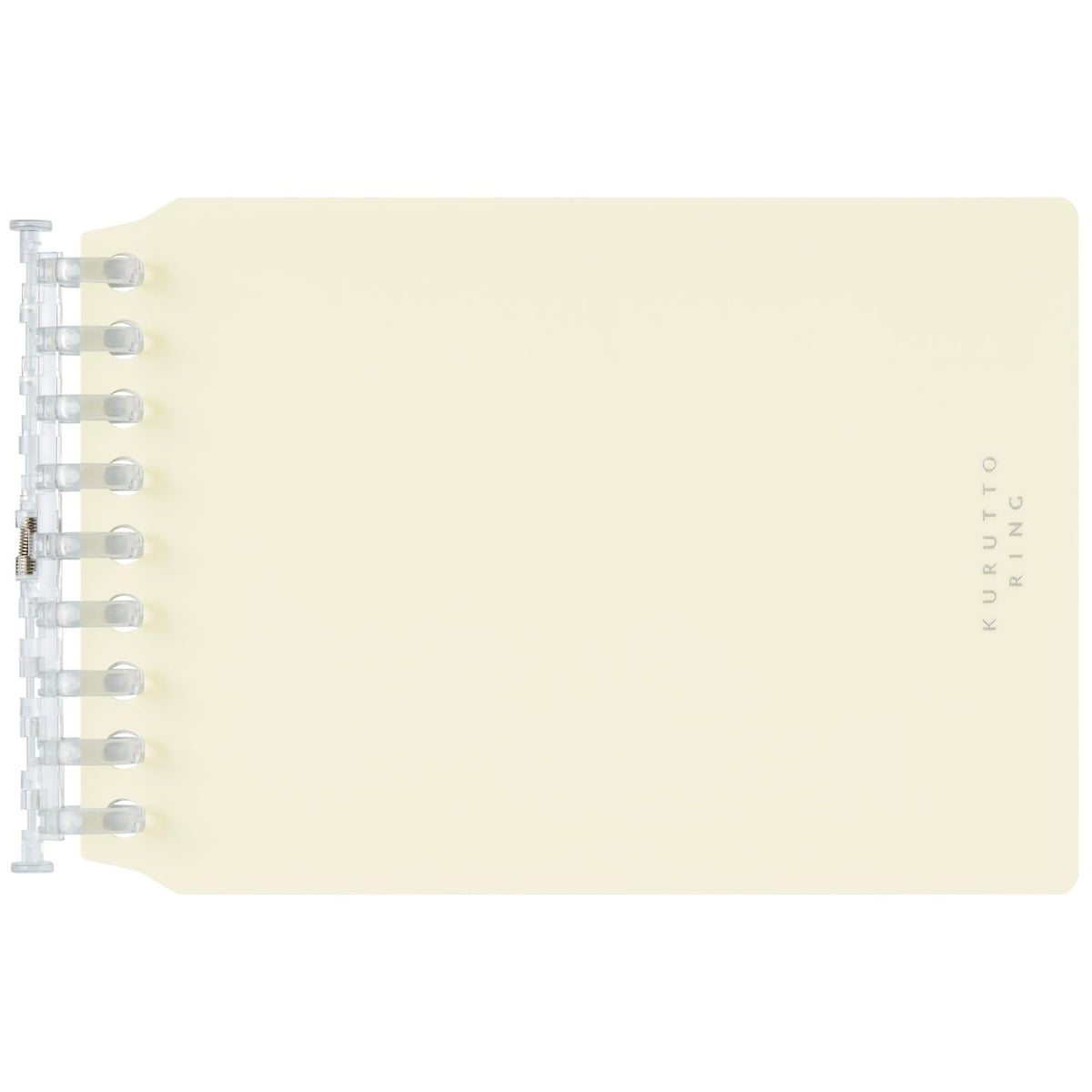 Maruman FMR9SETA-14 Mini Binder, 9 Holes, Loose Leaf Included, Ivory