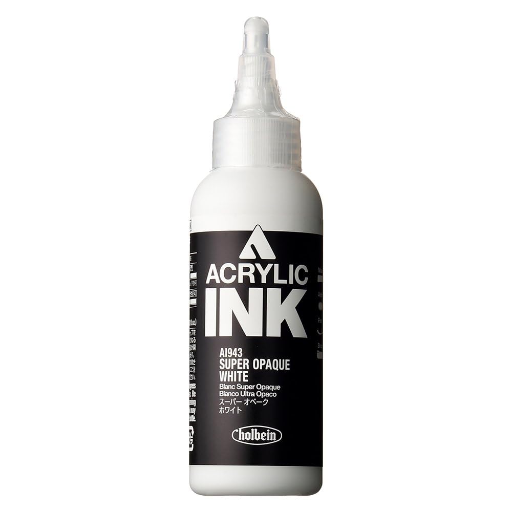 Holbein Acrylic Ink - Super Opaque White 100ml