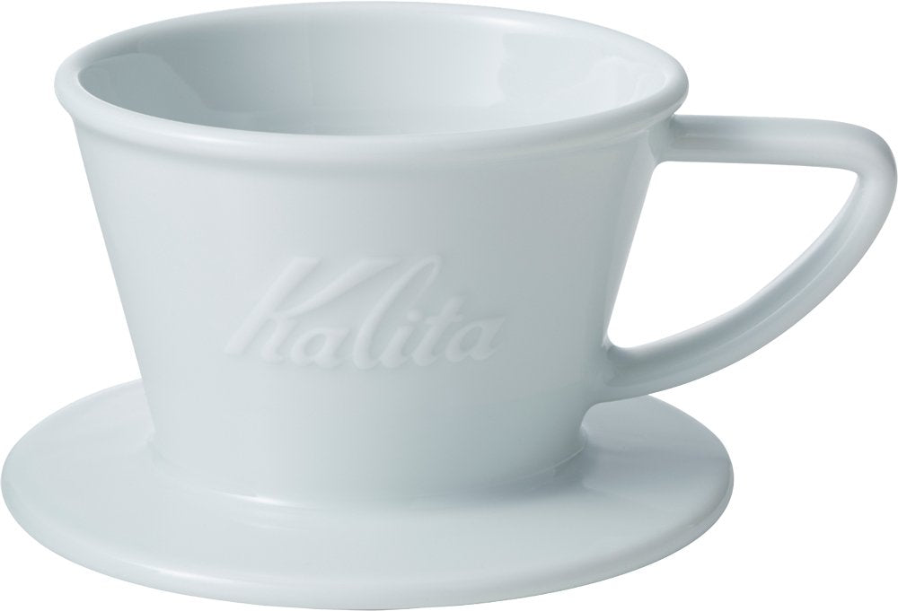 Kalita HA155#01035 Coffee Dripper Wave Series Porcelain Hasamiyaki for 1-2 People