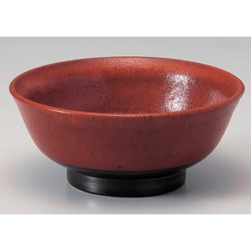 Chinese Don Red Yuzu 6.5 Ramen Bowl, 8.2 x 3.5 inches (20.7 x 8.8 cm), Chinese Tableware, Ramen, Restaurant, Drinking Tea, Commercial Use, Hotel