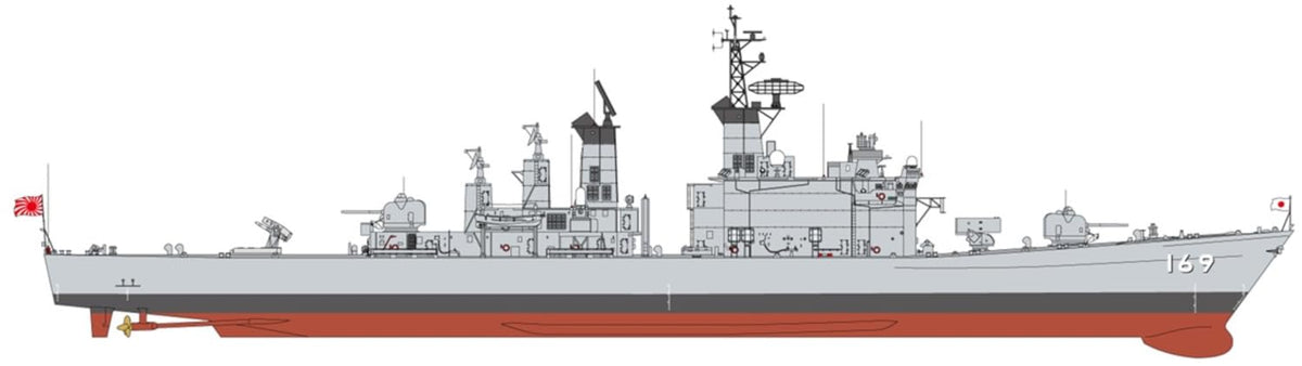 Pitroad 1/700 SPJ Series Marine Self-Defense Force DDG-169 Asakase Plastic Model SPJ05