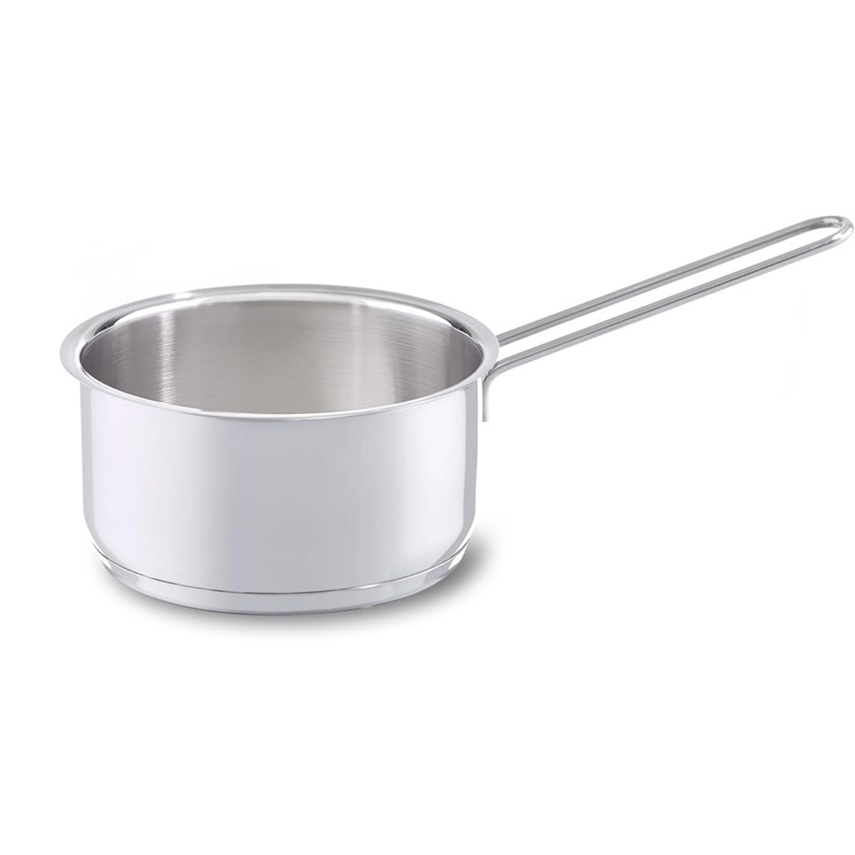 Fissler 008-166-14-100 Single-Handed Pot, Snacky, Sauce Pan, Silver, 5.5 inches (14 cm), Small, Gas Stove/Induction Compatible
