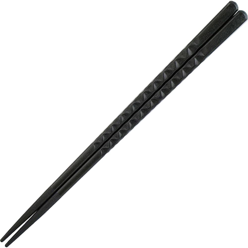 Fukui Craft Chopsticks, SPS Resin Chopsticks, Made in Japan, Dishwasher Safe, Tortoise Shell Chopsticks, Black, 9.4 inches (24.0 cm), Made in Japan