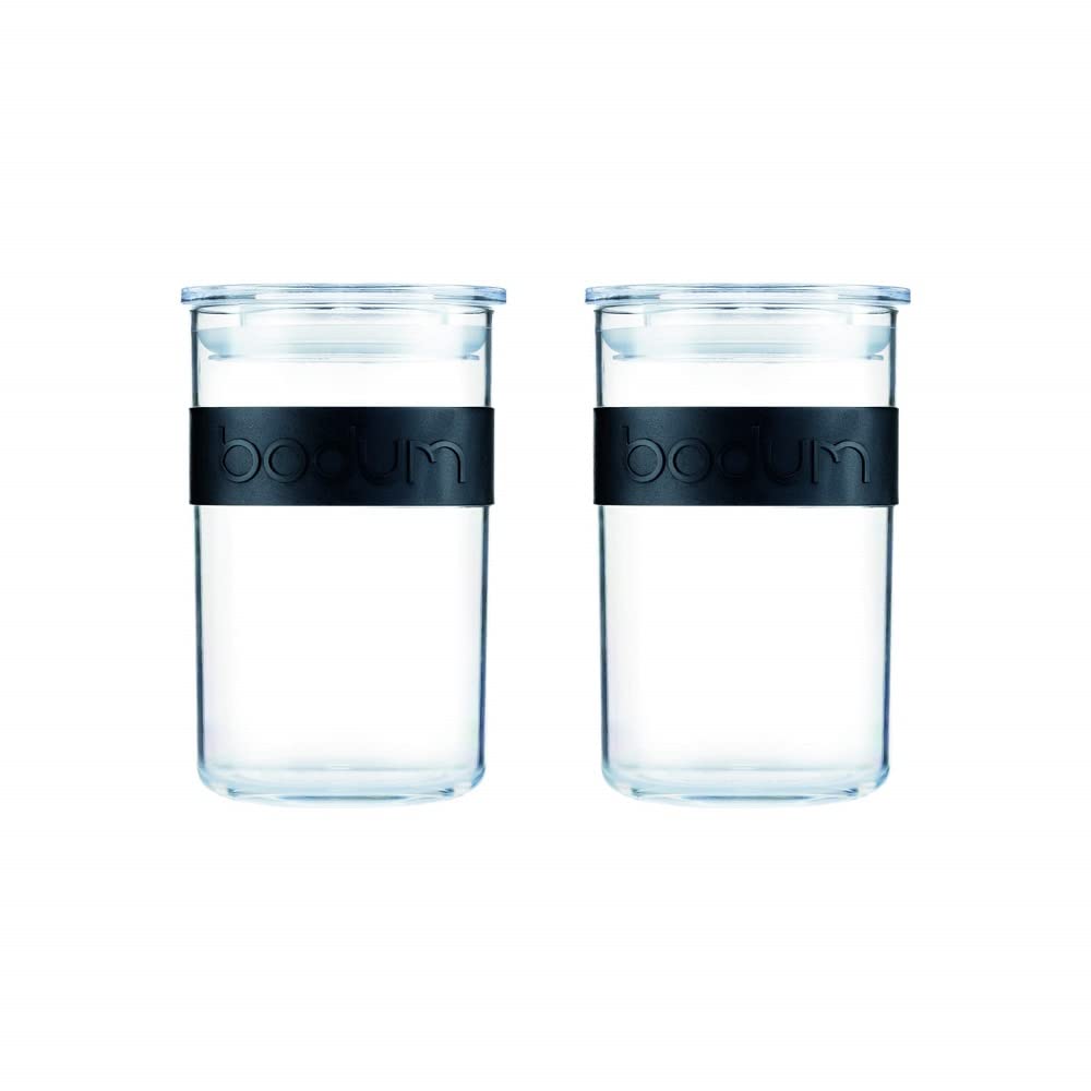BODUM K11828-01SA Storage Jar, Black, 0.6 l