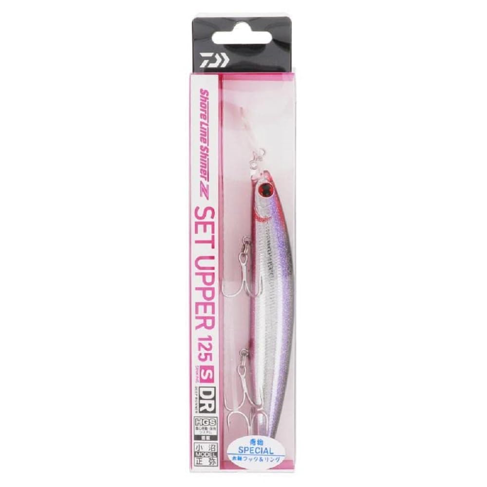 Daiwa Sea Bas/Blue Lure 21 Shore Line Shiner Z Set Upper 125SDR Blue SP G Transparent Katakuchi