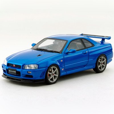 BBR 1/43 NISSAN SKYLINE GT-R V-SPEC II BNR34 BAYSIDE BLUE