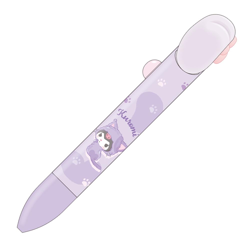 funbox Sanrio Oil Based Ballpoint Pen, Cat Hand, Action Pen, Chrome 24519101
