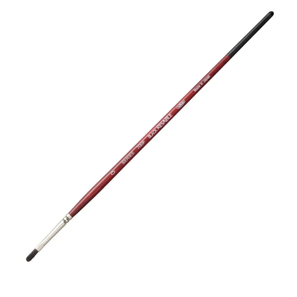 Holbein horubein Watercolor Brush Black rise-buru p648-m-700 °F firuba-to Flat Brush 0 # # # #